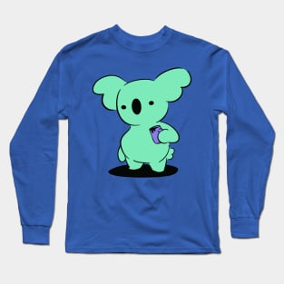 Koala Caffeine Long Sleeve T-Shirt